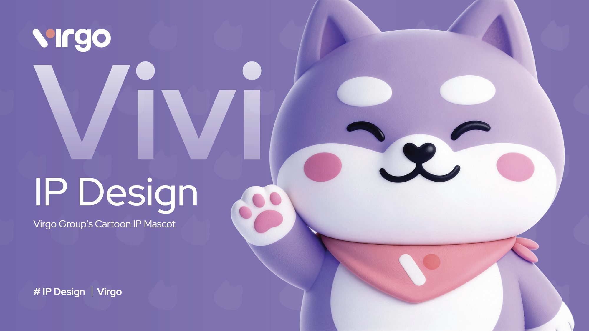 Vivi — Virgo Group's cartoon Shiba mascot, the parent-brand character